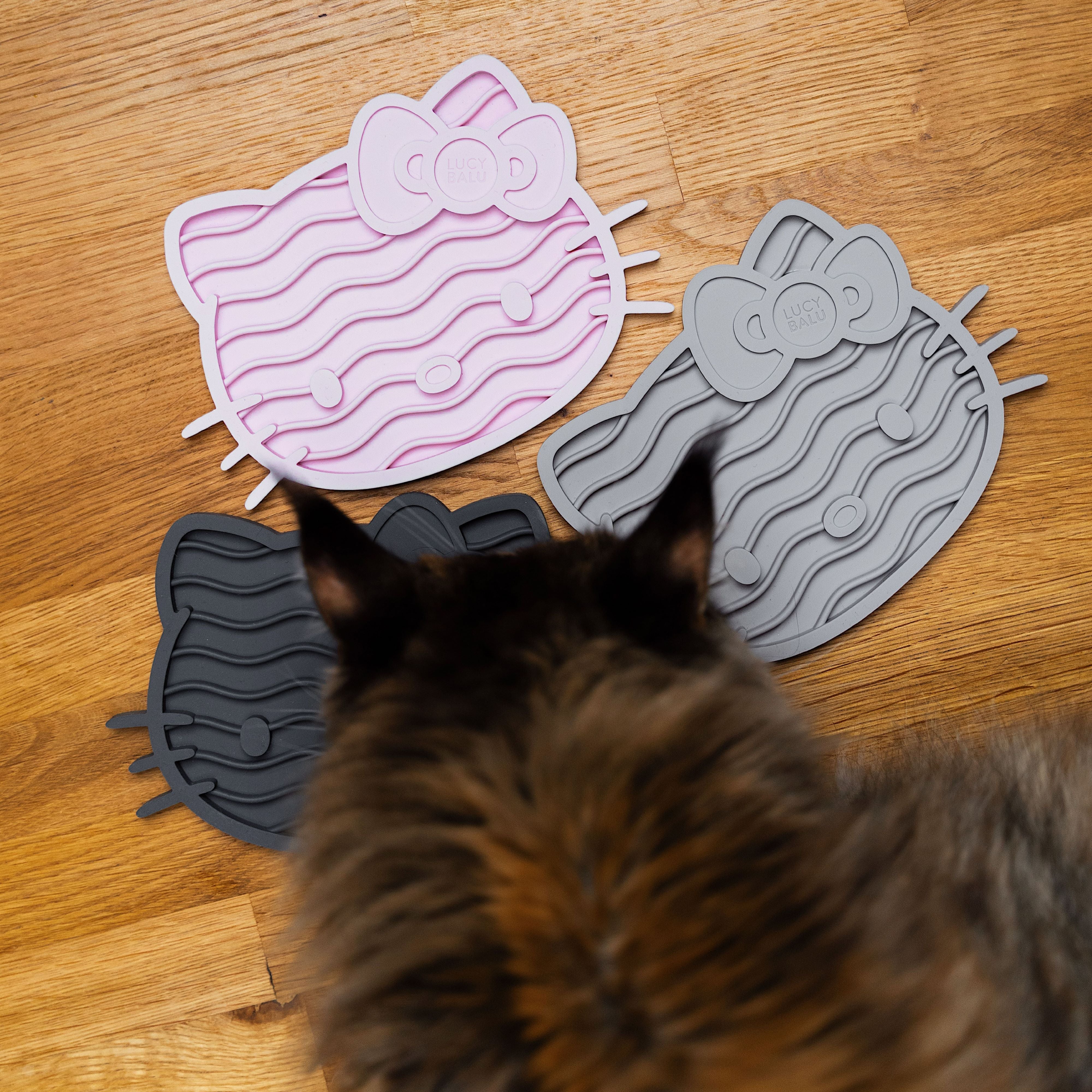MimiPaws | Schleckmatte für Katzen – Kitty Design