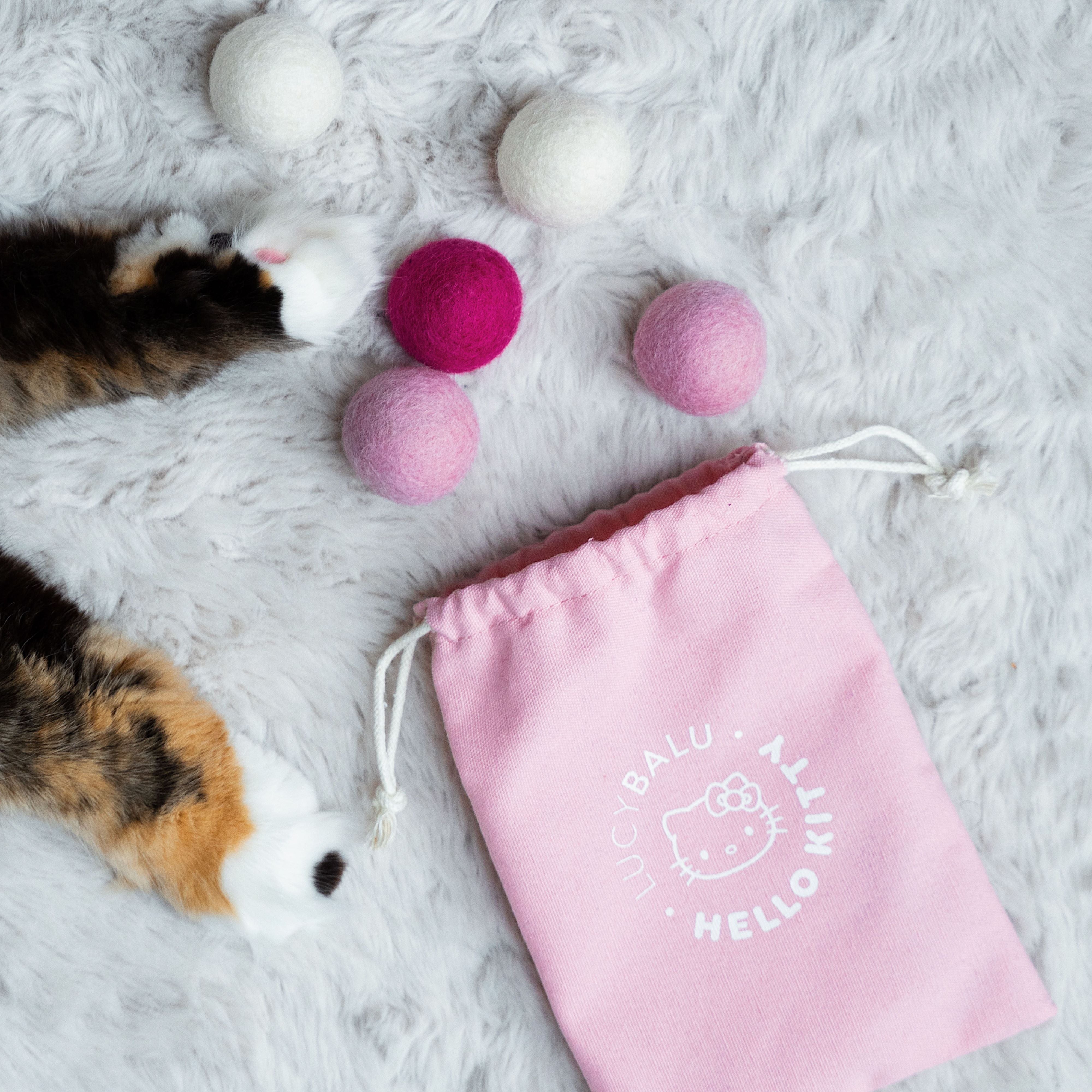 Lunelle | Filzspielbälle für Katzen im verspielten Design