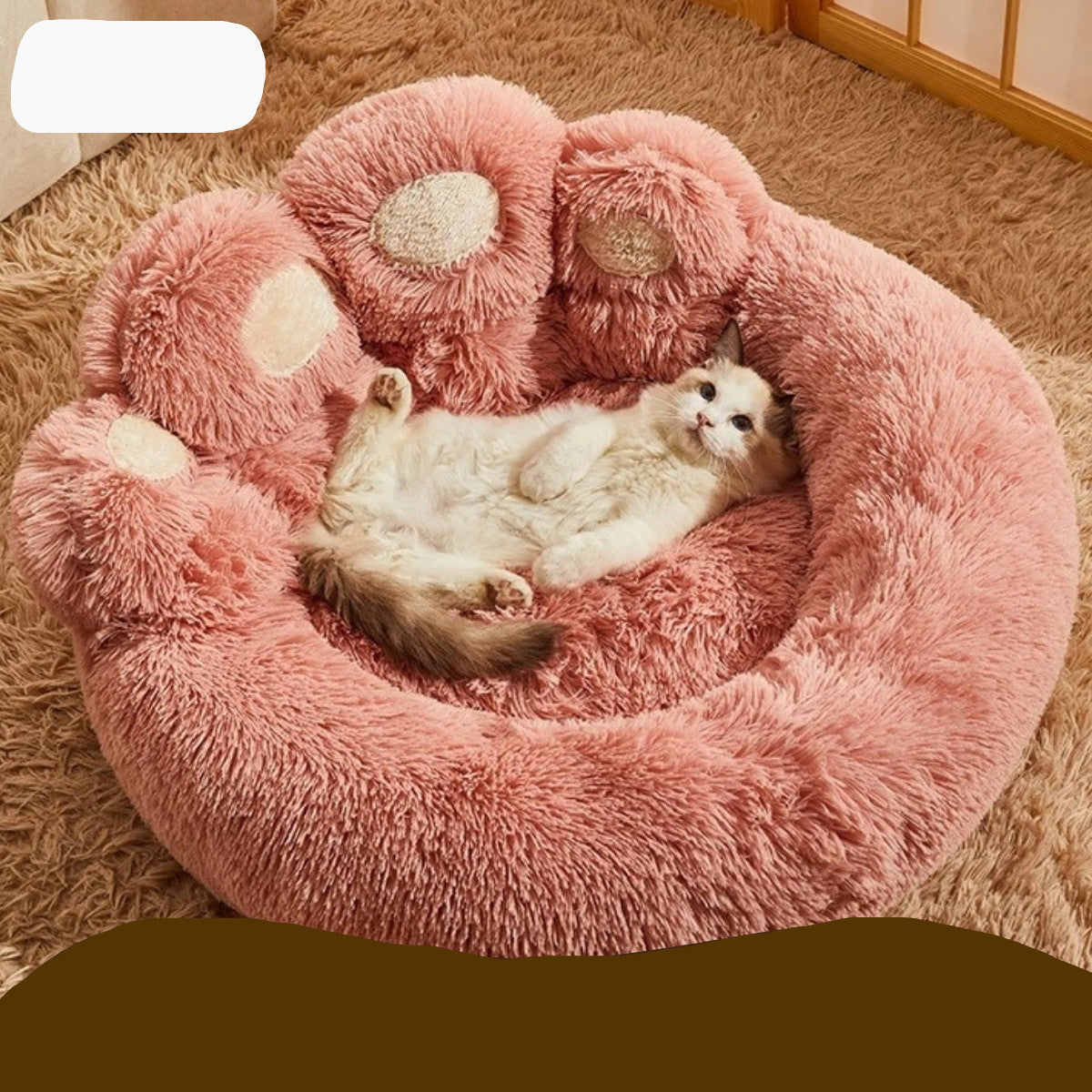 Bruno | Kuschelweiches Pfotenbett für Hunde & Katzen