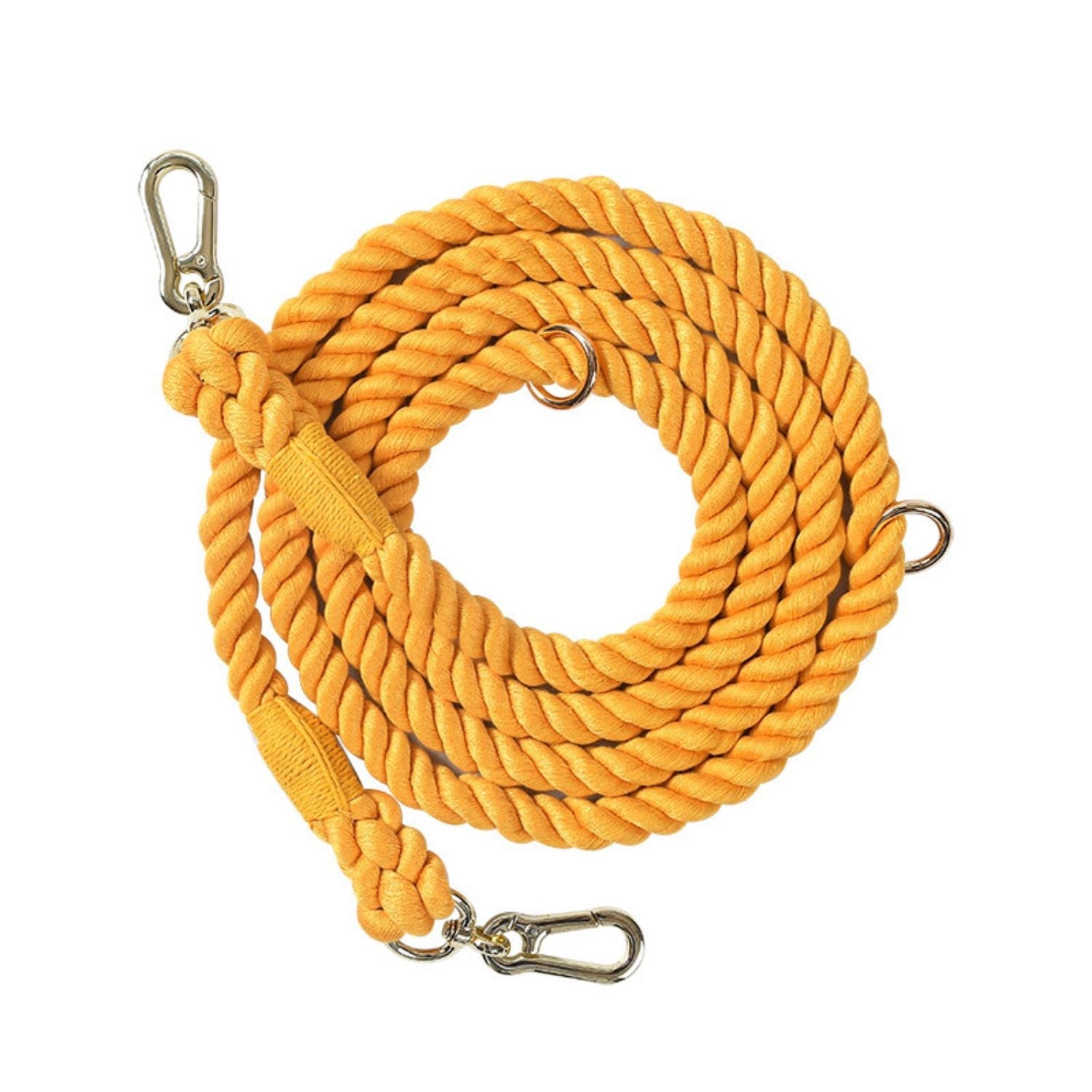 hondenriem dubbele kop babyblauw met zilveren haken