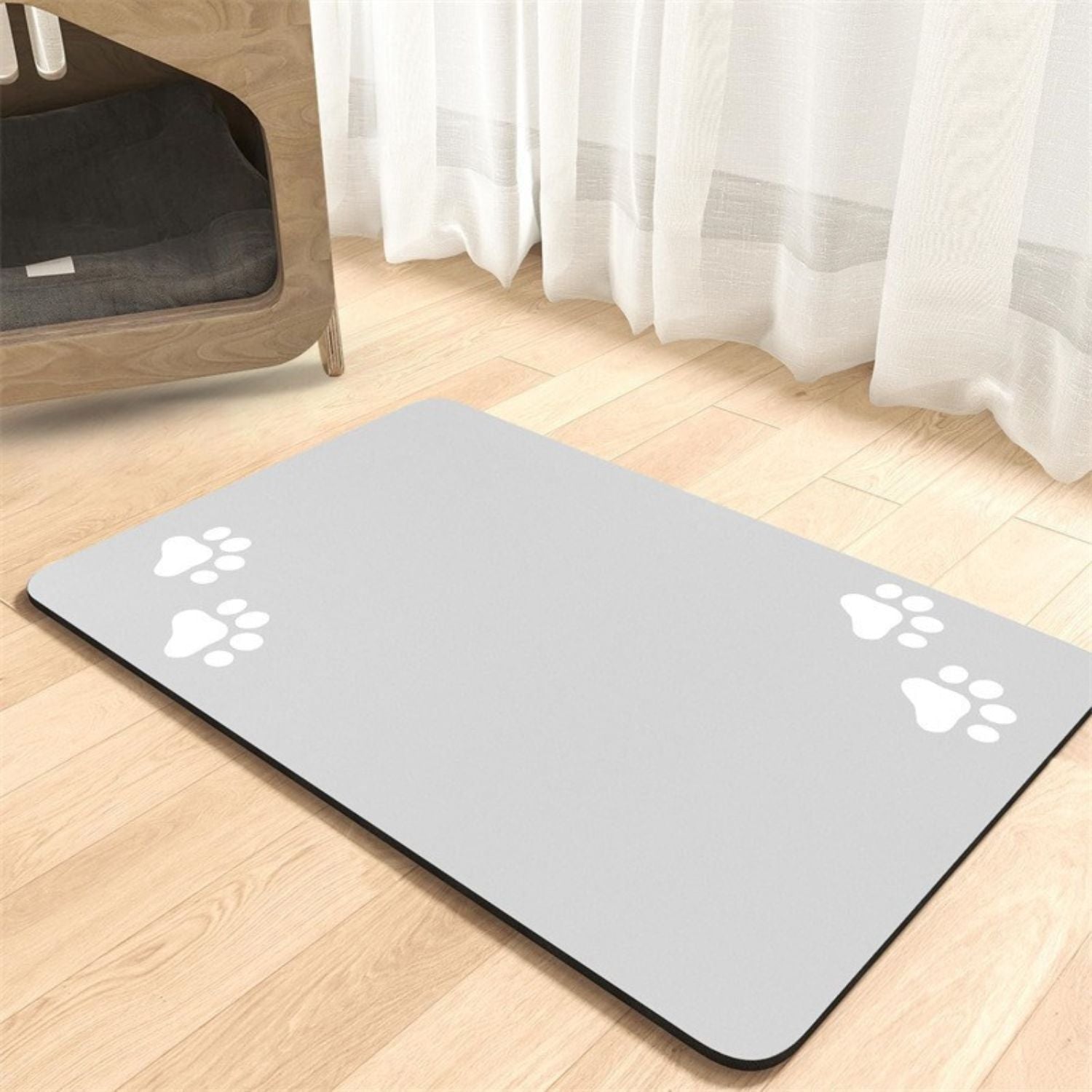PawLuxe | Rutschfeste Futtermatte für Hunde & Katzen – hygienisch & pflegeleicht