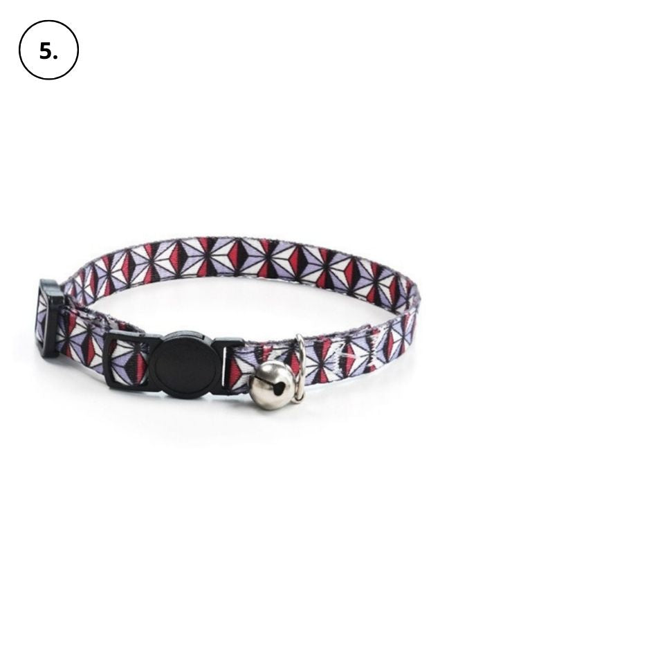 kattenhalsband kit nieuwsgierige kat met vibrante halsband