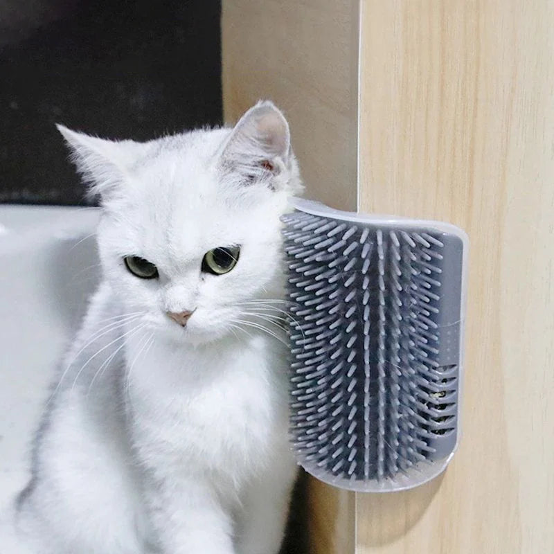 Schnurrli | Selbstpflege-Wandbürste für Katzen im 3er-Set