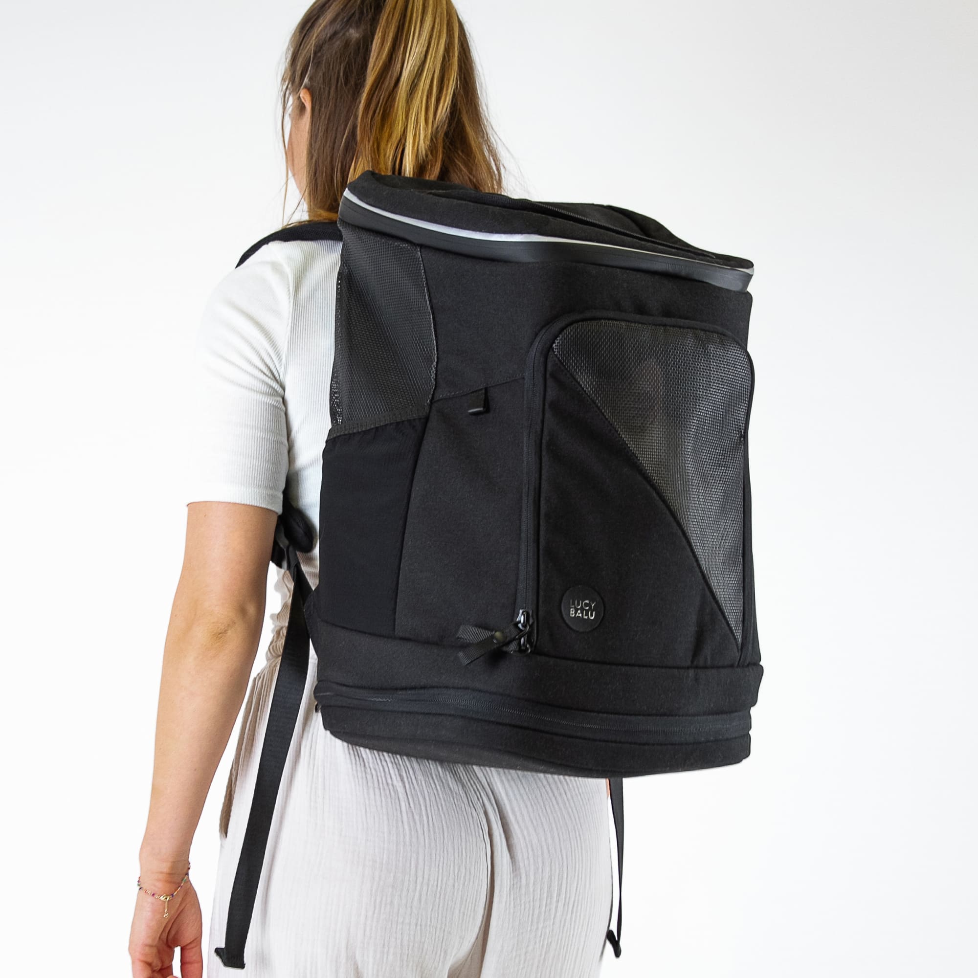 LinaCat | Komfortabler Katzenrucksack mit Rundum-Belüftung