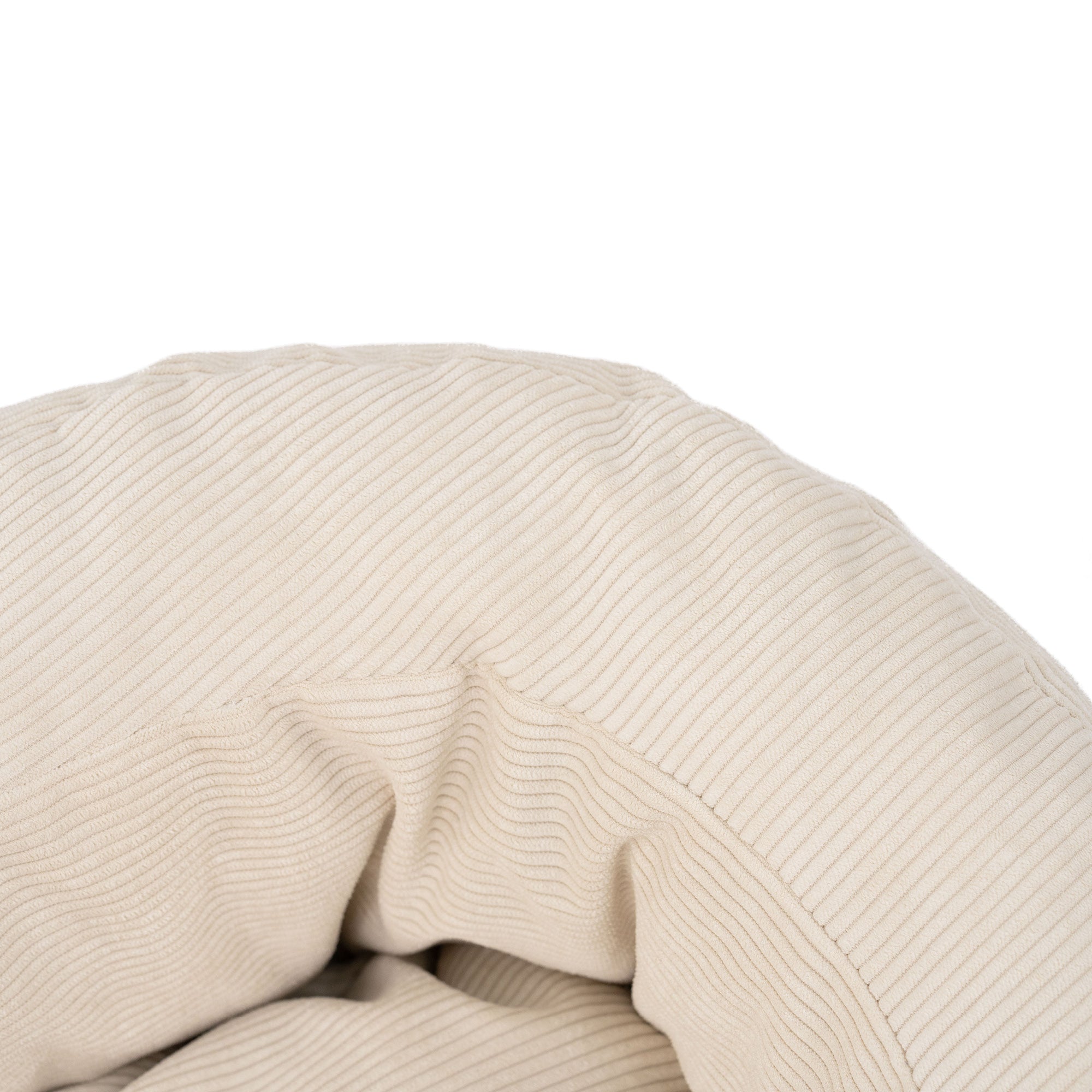 SamtSloop | Rundes Katzenbett mit Kuschelrand