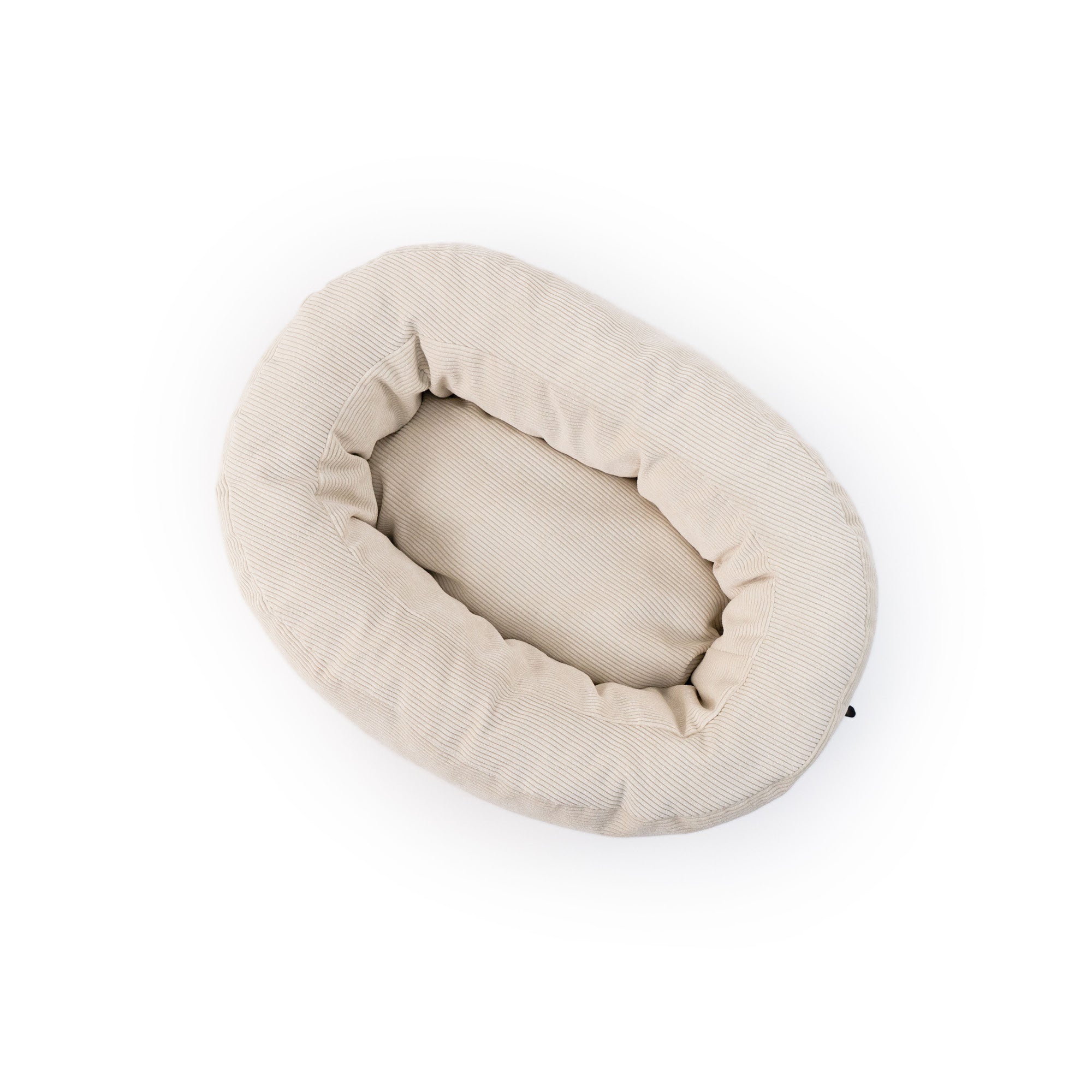 SamtSloop | Rundes Katzenbett mit Kuschelrand
