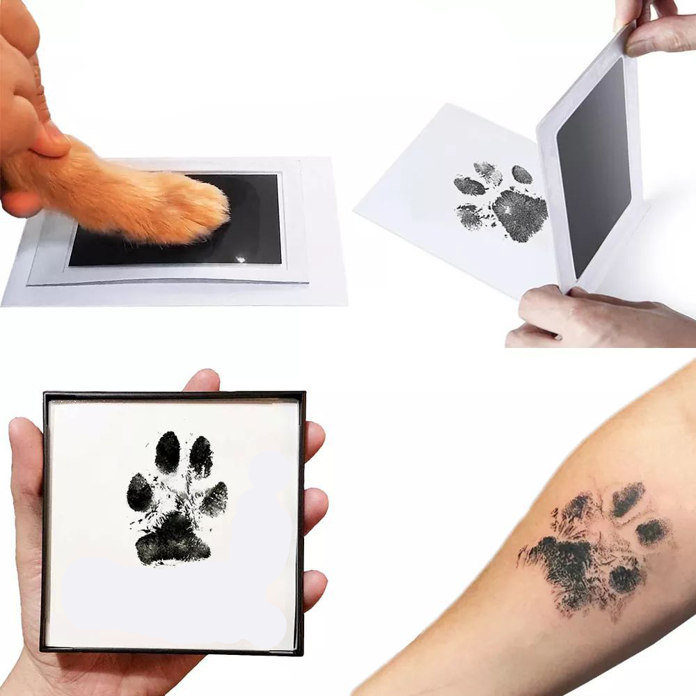 Memopaw | Pfotenabdruck-Set für Hunde & Katzen – Erinnerung fürs Leben