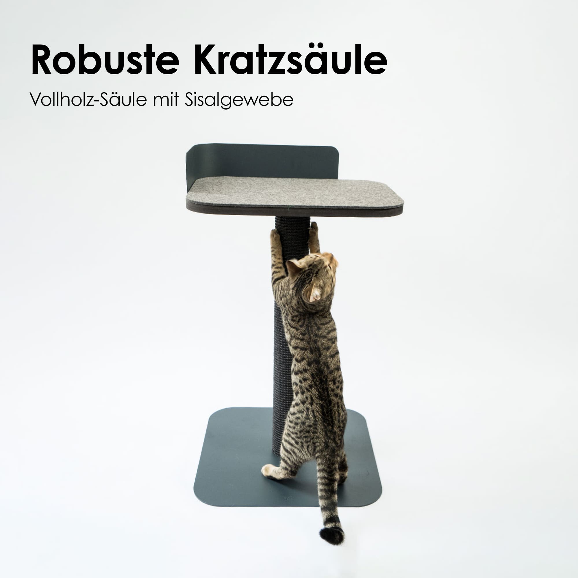 MilaMau | Moderner Kratzbaum mit Liegeplattform