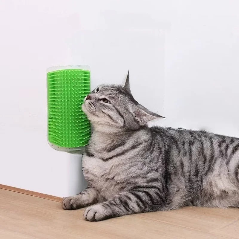 Miko | Selbstmassage-Eckbürste für Katzen mit Easy-Fix-System