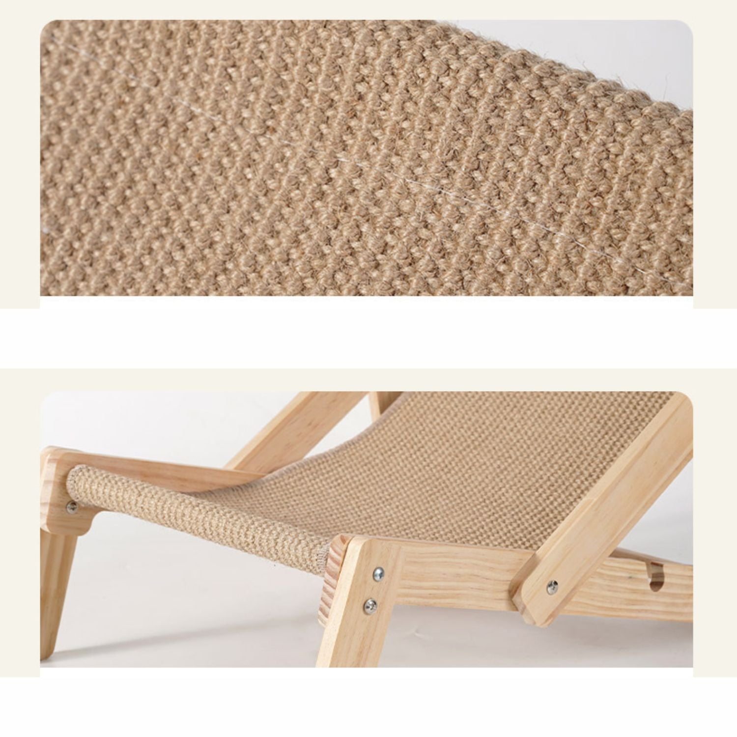 FeliLounge | Verstellbarer Holz-Loungesessel für Katzen