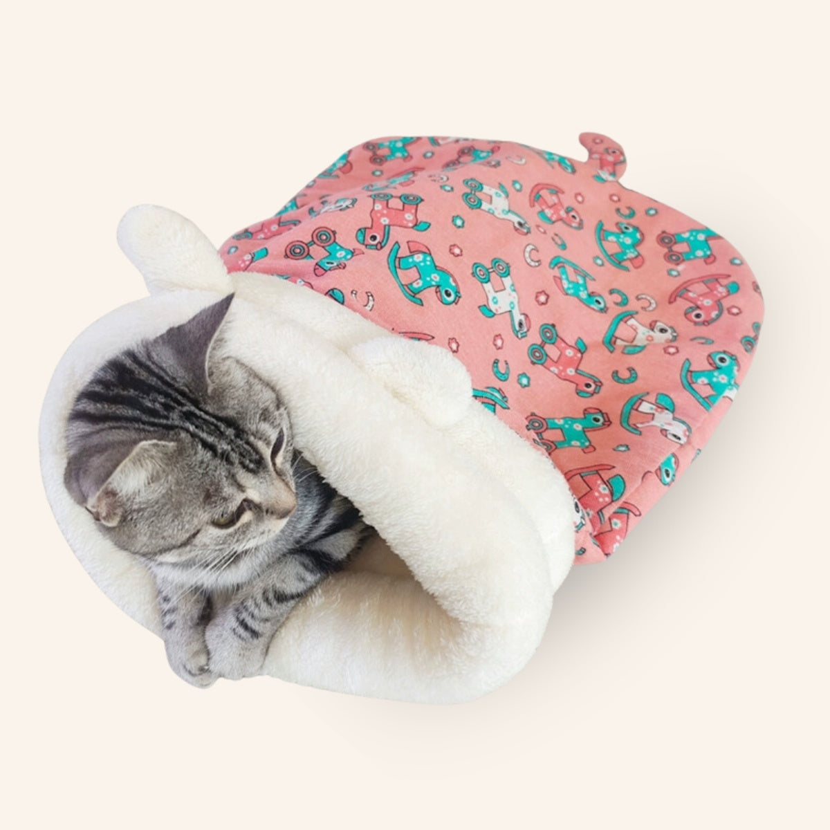 Felix | Warme Kuschelschlafhöhle für Katzen