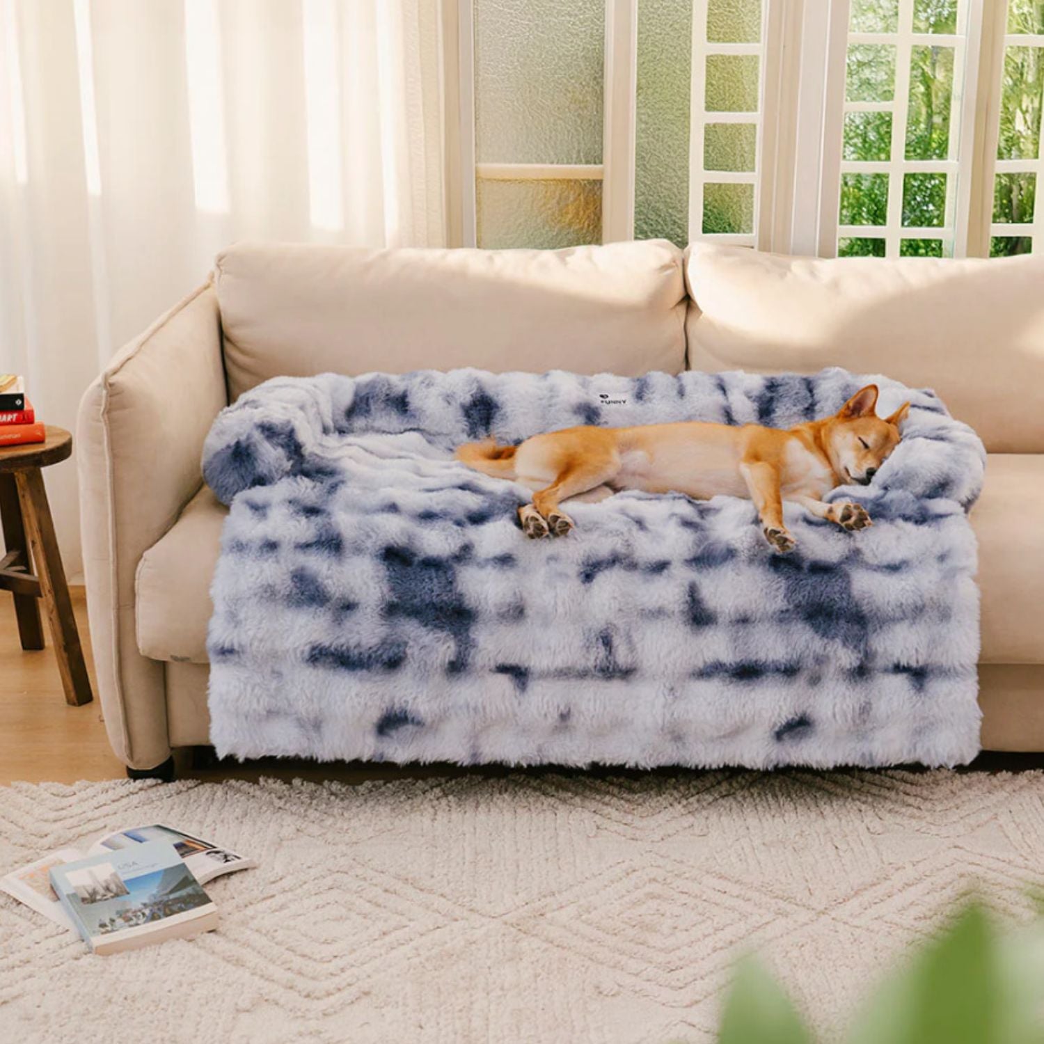 PuraSoft | Flauschige Sofa-Decke für Hunde & Katzen