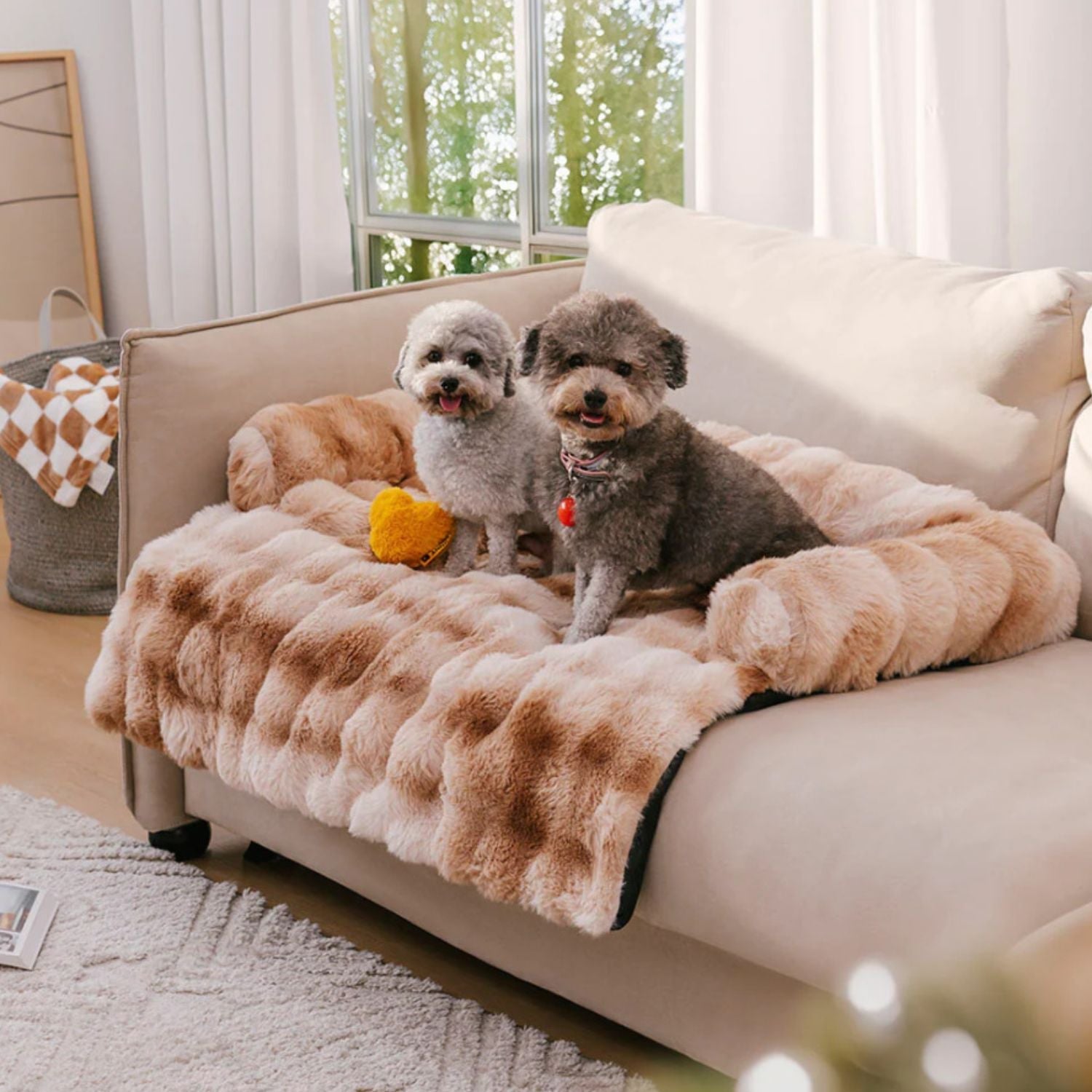 PuraSoft | Flauschige Sofa-Decke für Hunde & Katzen