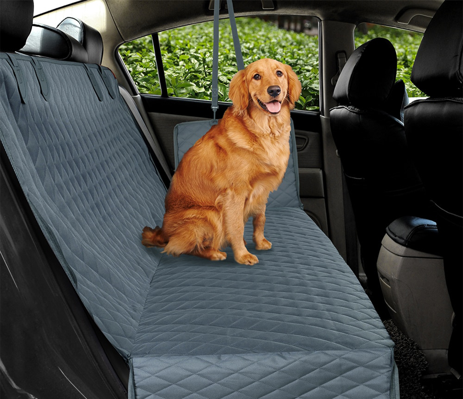 DrivePaws | Premium Autoschutzdecke für Hunde – Rückbank & Kofferraum