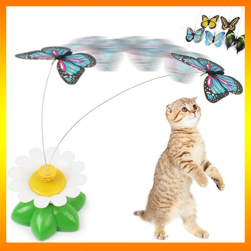 LunaPet | Interaktives Katzenspielzeug mit Schmetterling