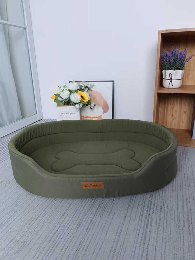 BelloNest | Orthopädisches Premium-Hundebett mit Memory-Schaum