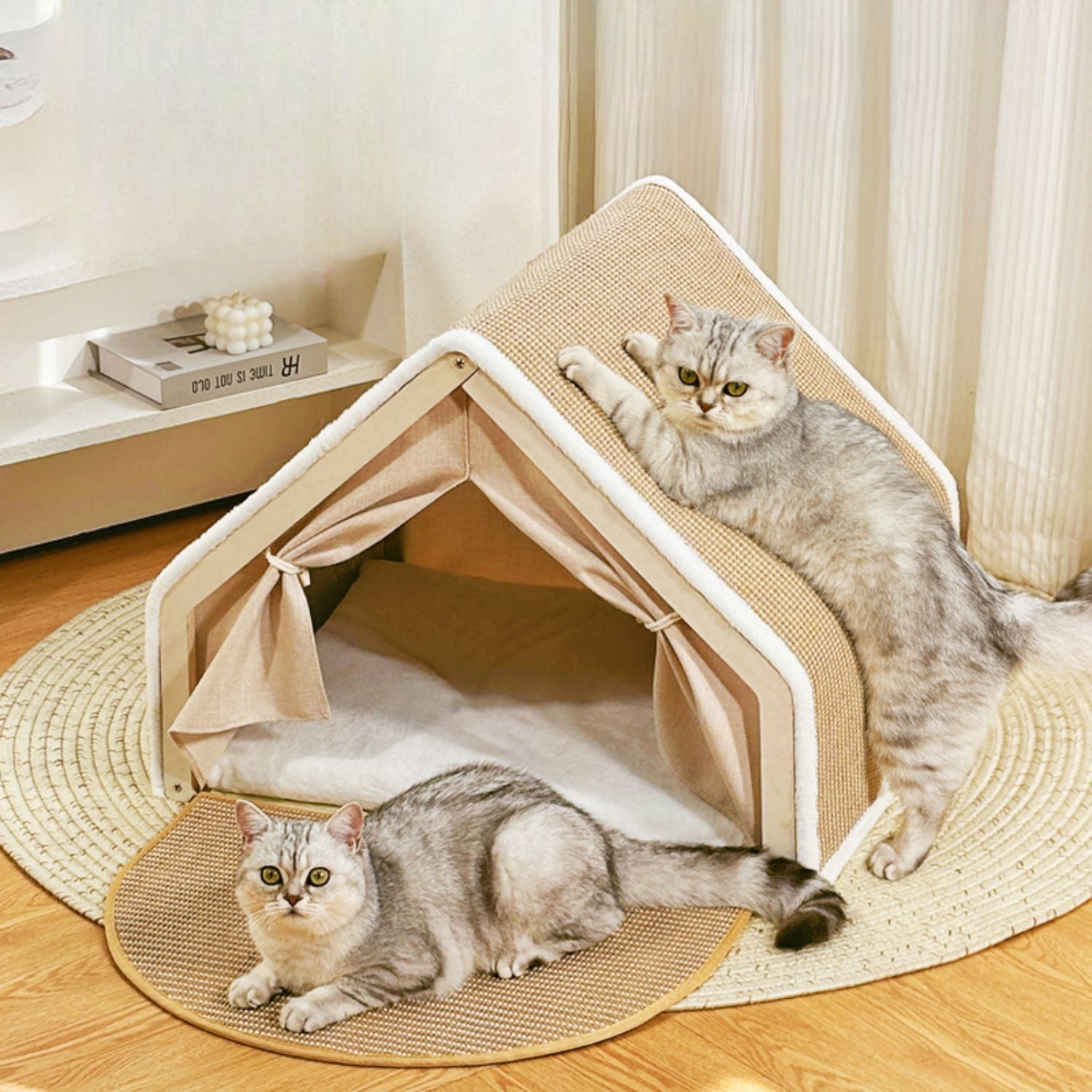 Liora | Gemütliches Katzenhaus mit Sisaldach