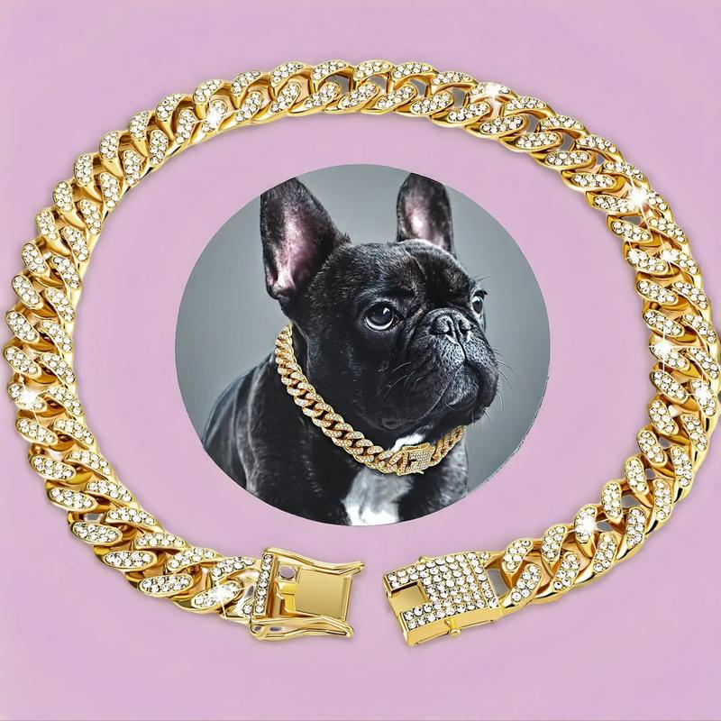 LuxPaws | Halsband für Haustiere mit Strassverzierung in luxuriösem Design