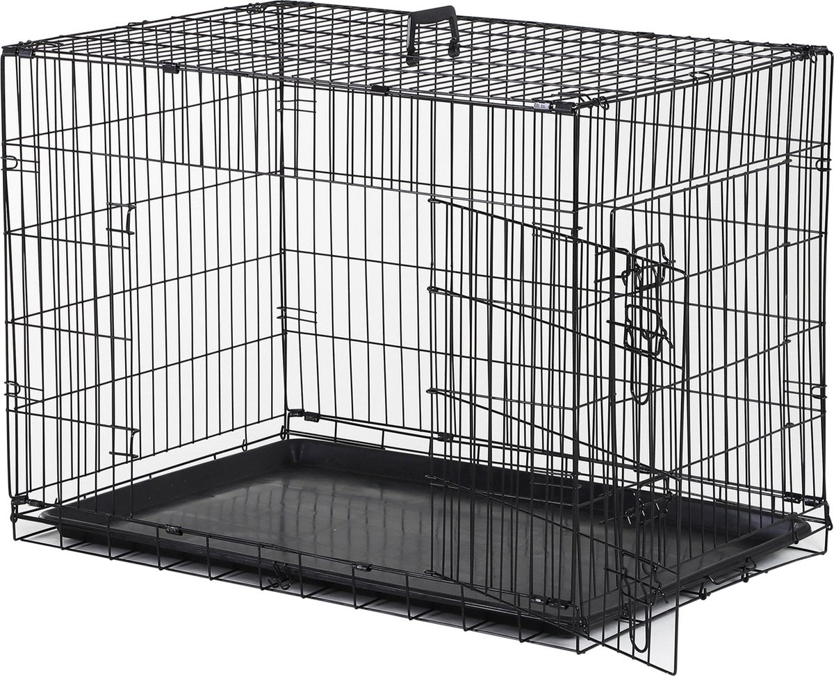 Rudolf & Rufus | Faltbare Transportbox für Hunde aus Metall