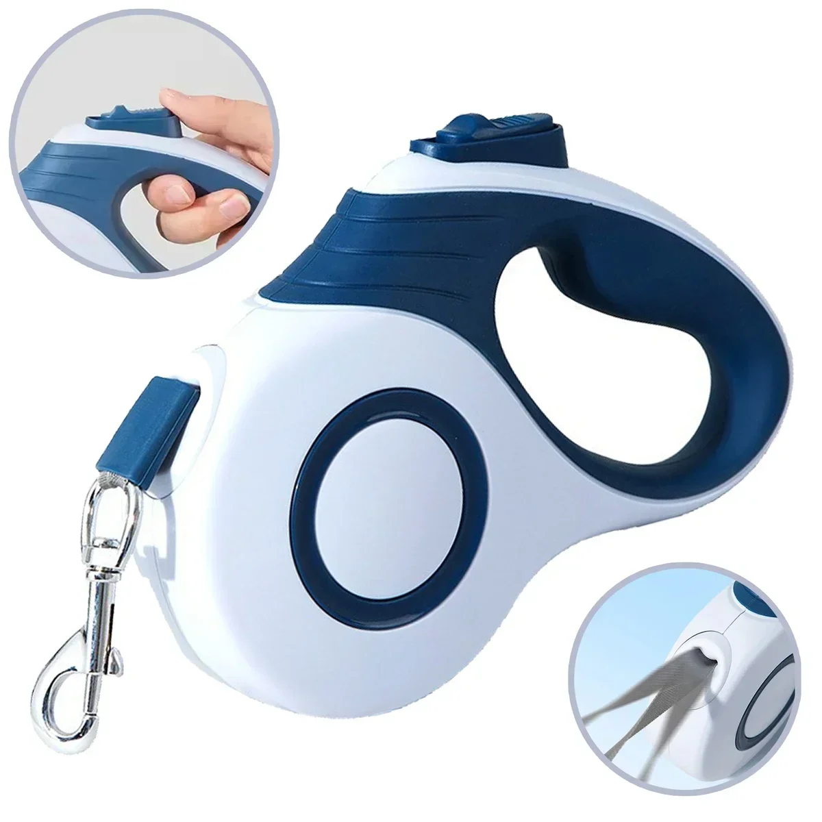 BrunoPets | Automatische Rollleine für Hunde mit Einhand-Bremssystem