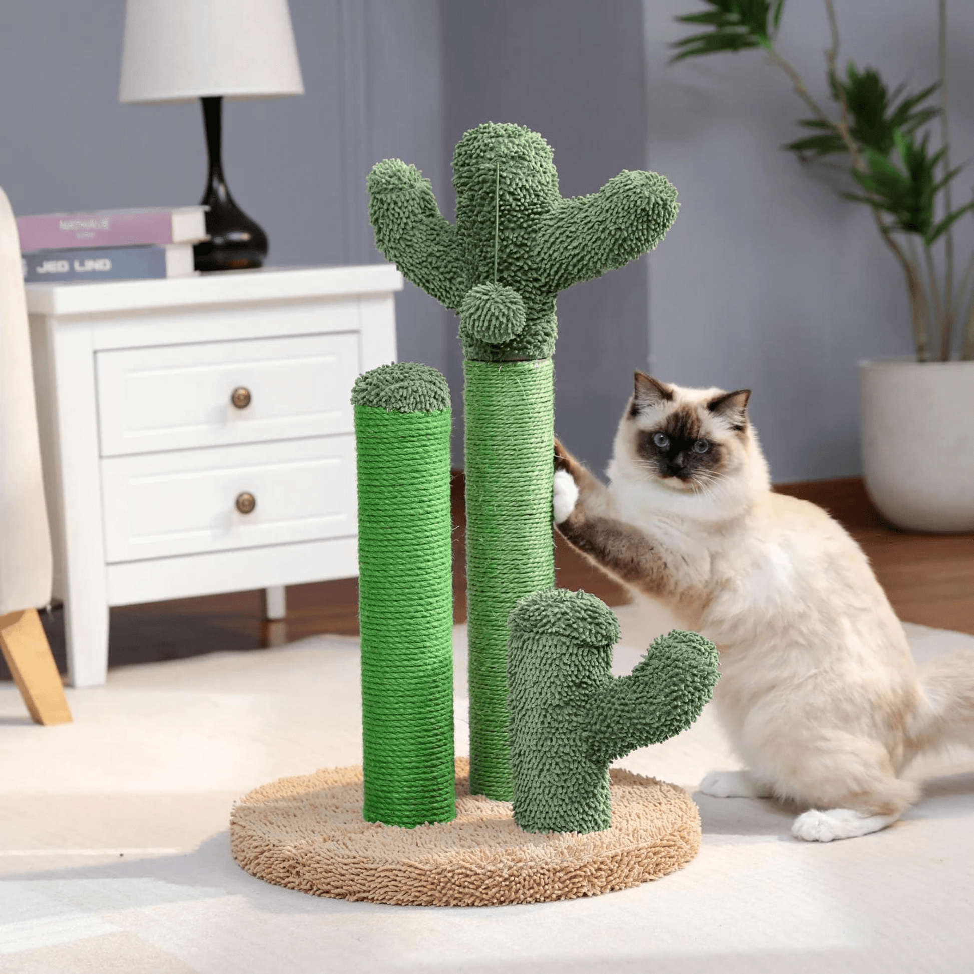 Mauzia | Kratzbaum im Kaktus-Design für Katzen