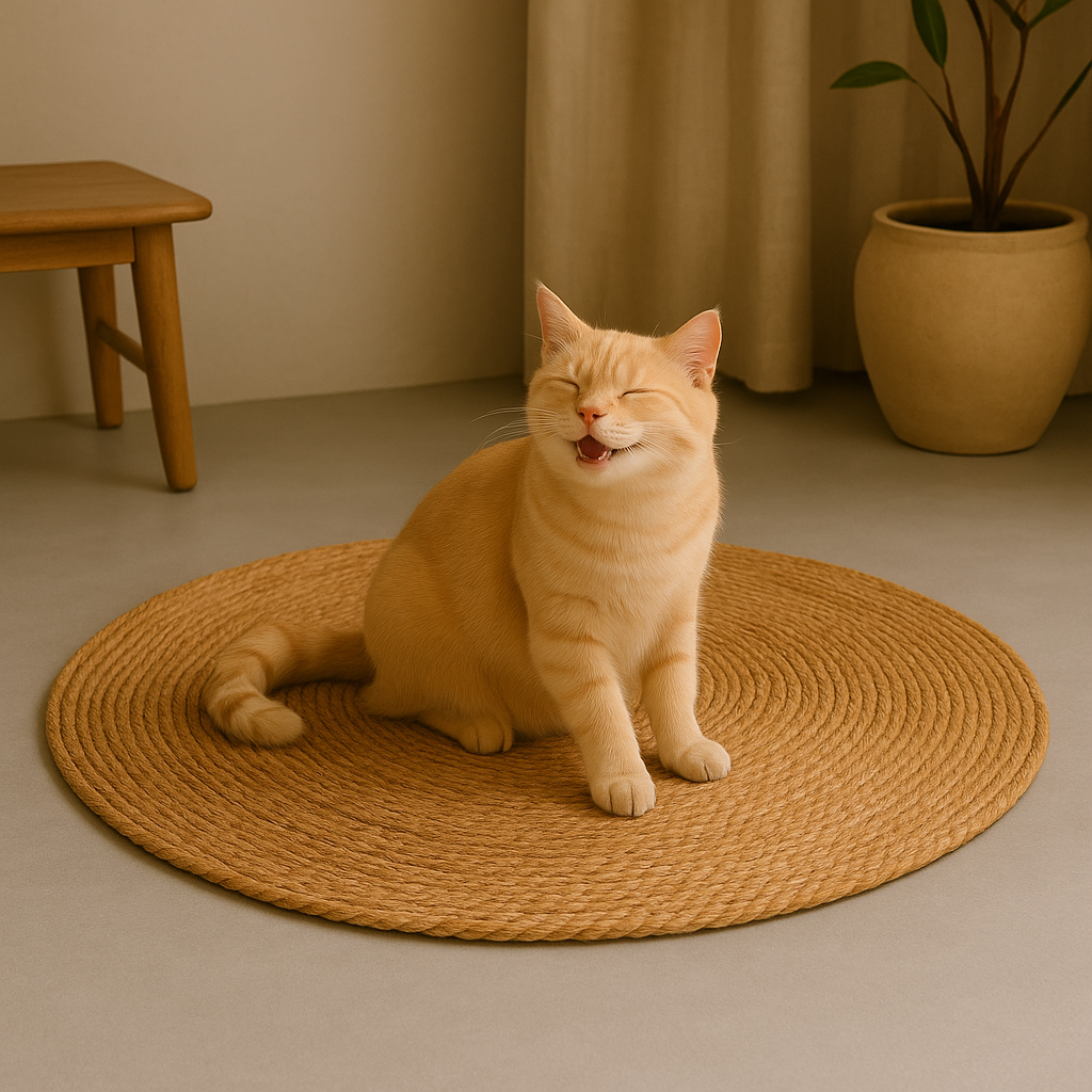 Kaya | Kratzmatte für Katzen mit Doppelfunktion – Möbel­schutz & Ruheplatz