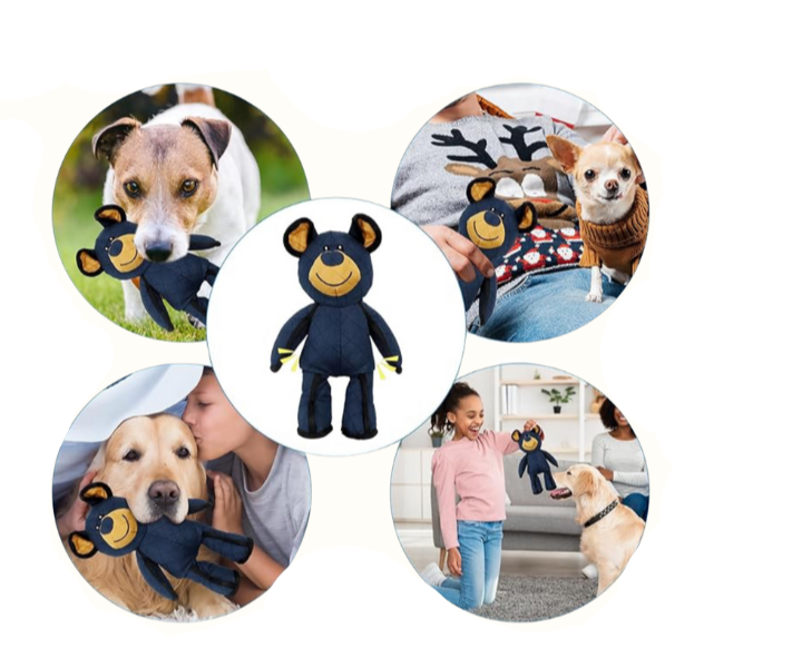 BelloBite | Robustes Plüsch-Kauspielzeug für Hunde