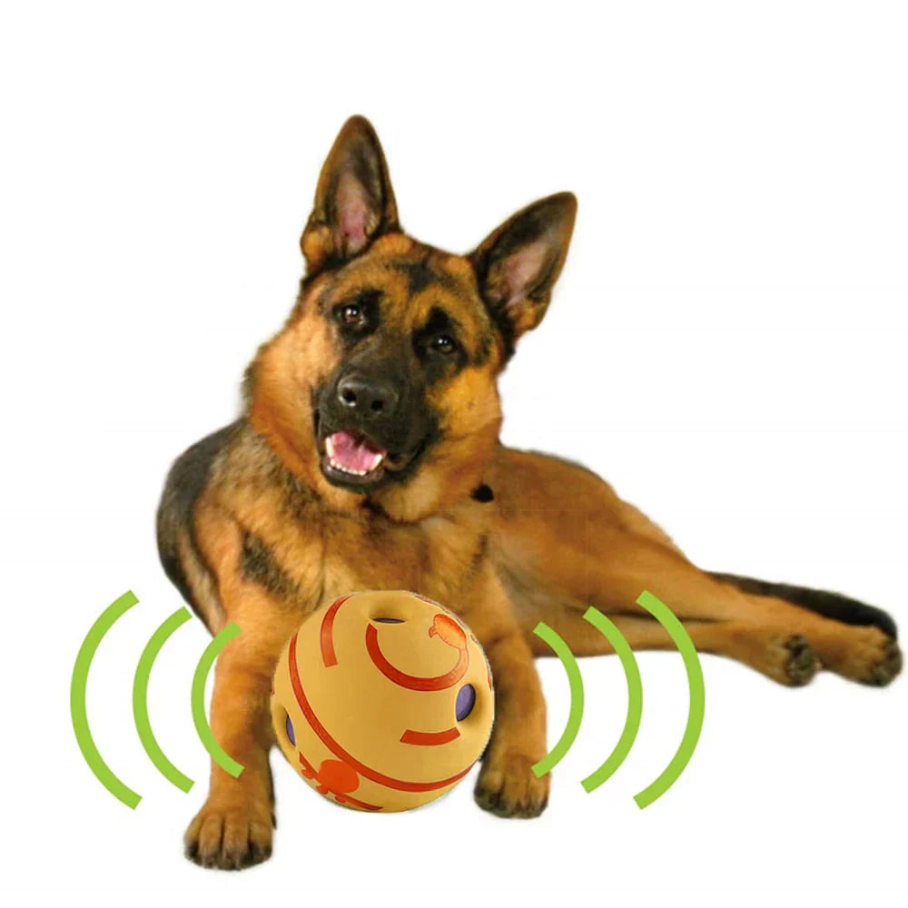 WuffWhirl | Interaktiver Geräusch- & Vibrationsball für Hunde