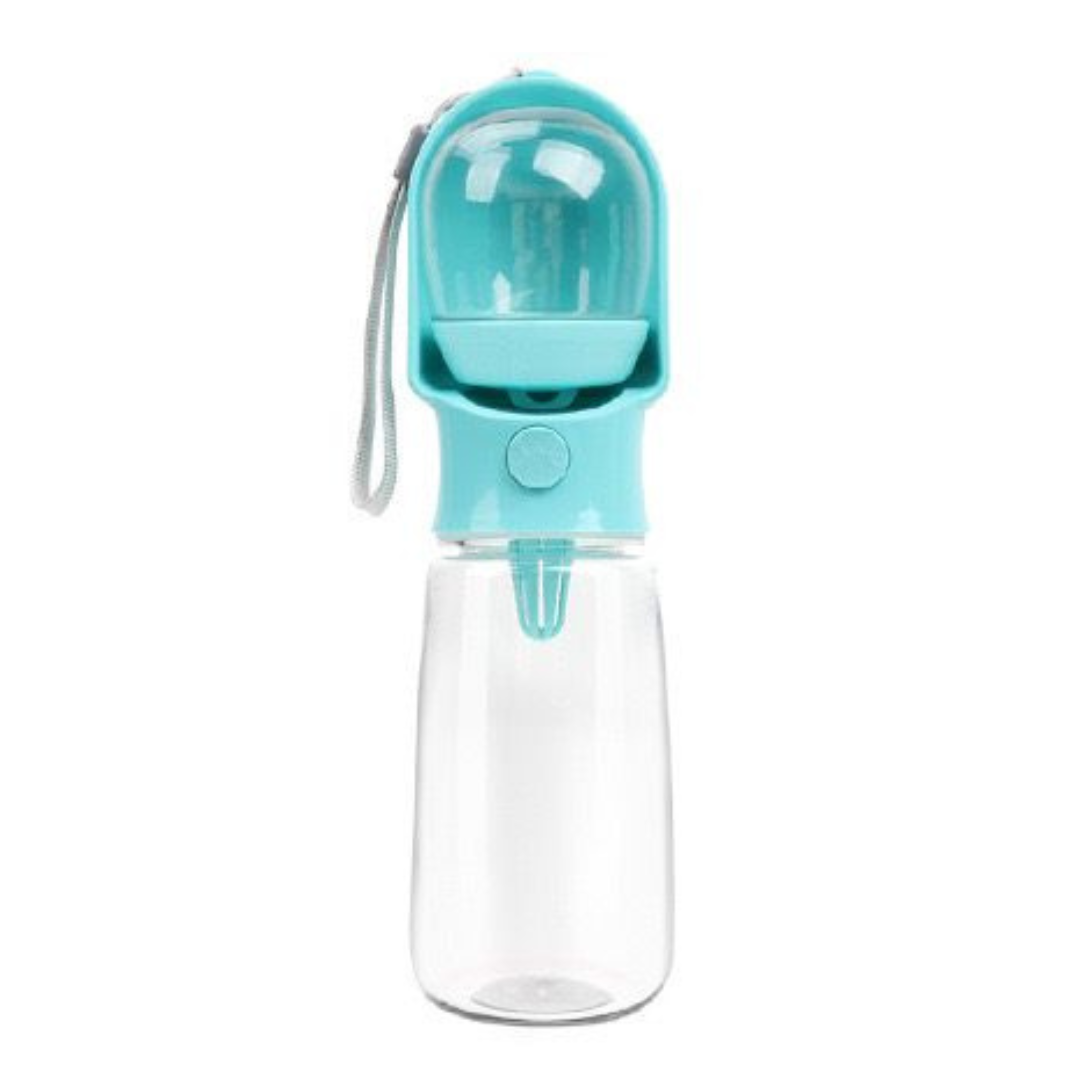 Lunado | 2-in-1 Haustierflasche für Wasser & Futter – Auslaufsicher und tragbar