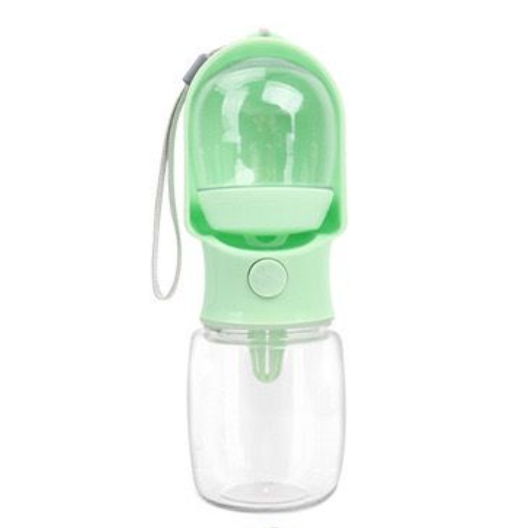 Lunado | 2-in-1 Haustierflasche für Wasser & Futter – Auslaufsicher und tragbar