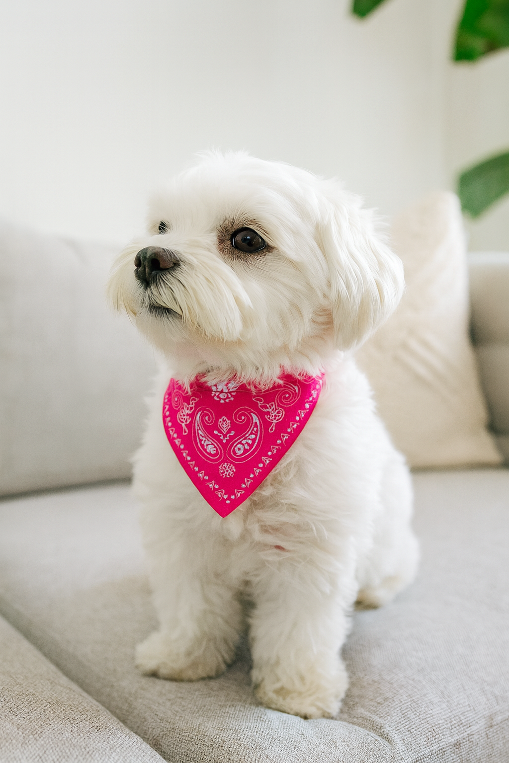 LunaPaw | Bandana-Hundehalsband für kleine Hunde