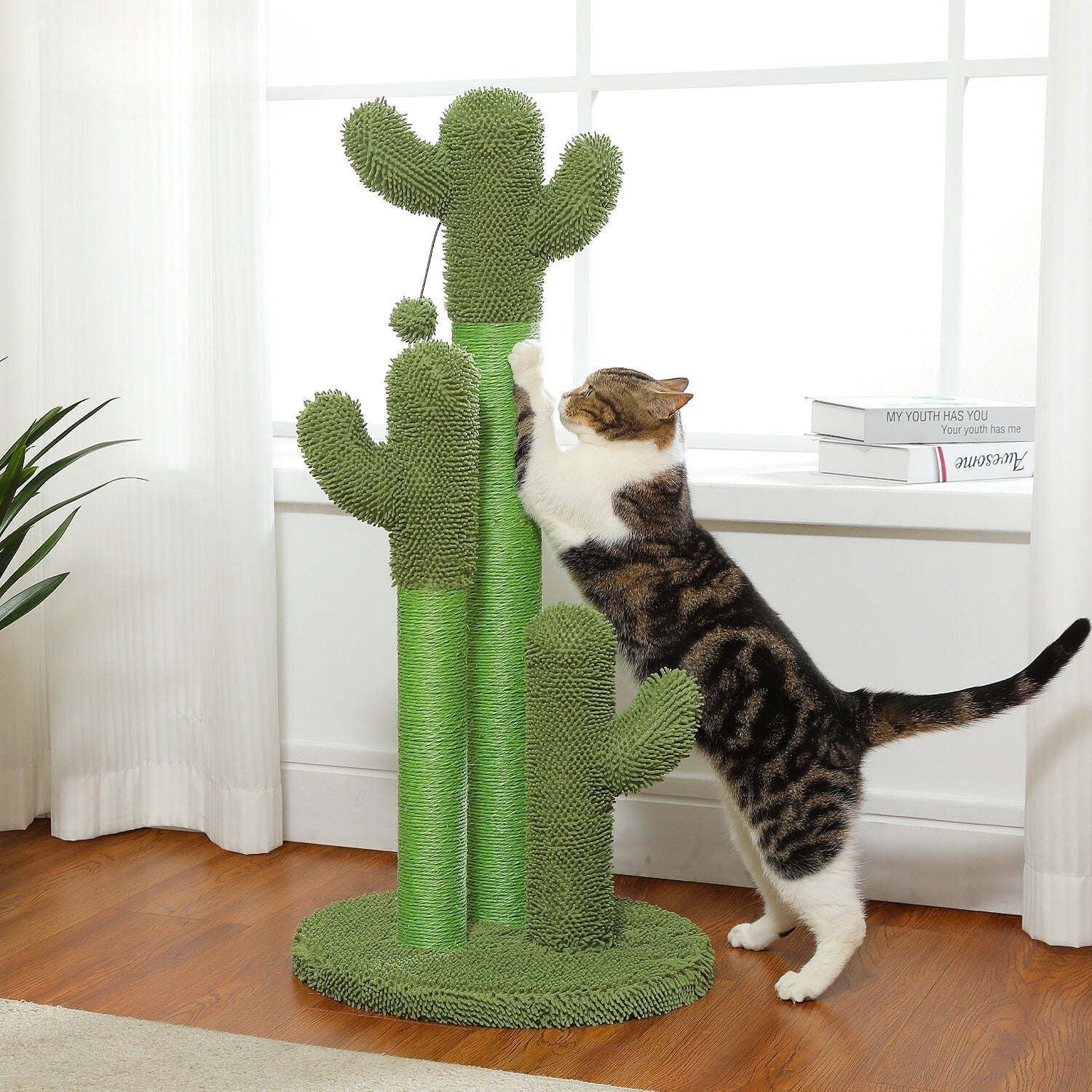 Mauzia | Kratzbaum im Kaktus-Design für Katzen