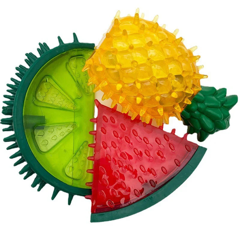 Spike | Kühlendes Hundespielzeug im Frucht-Design mit Zahnpflege-Effekt