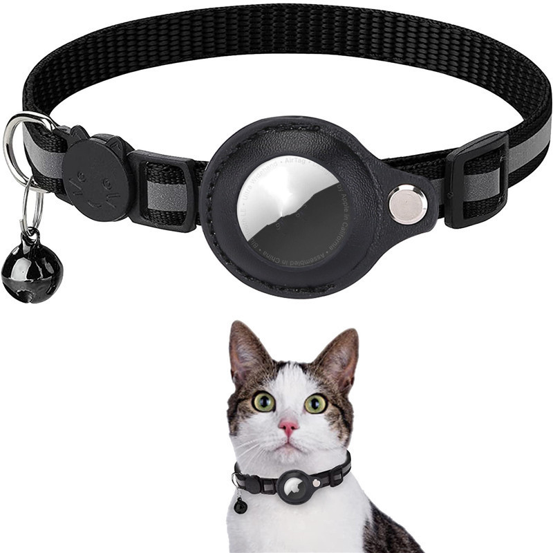 Luna | Reflektierendes AirTag Halsband für Katzen mit Sicherheitsverschluss