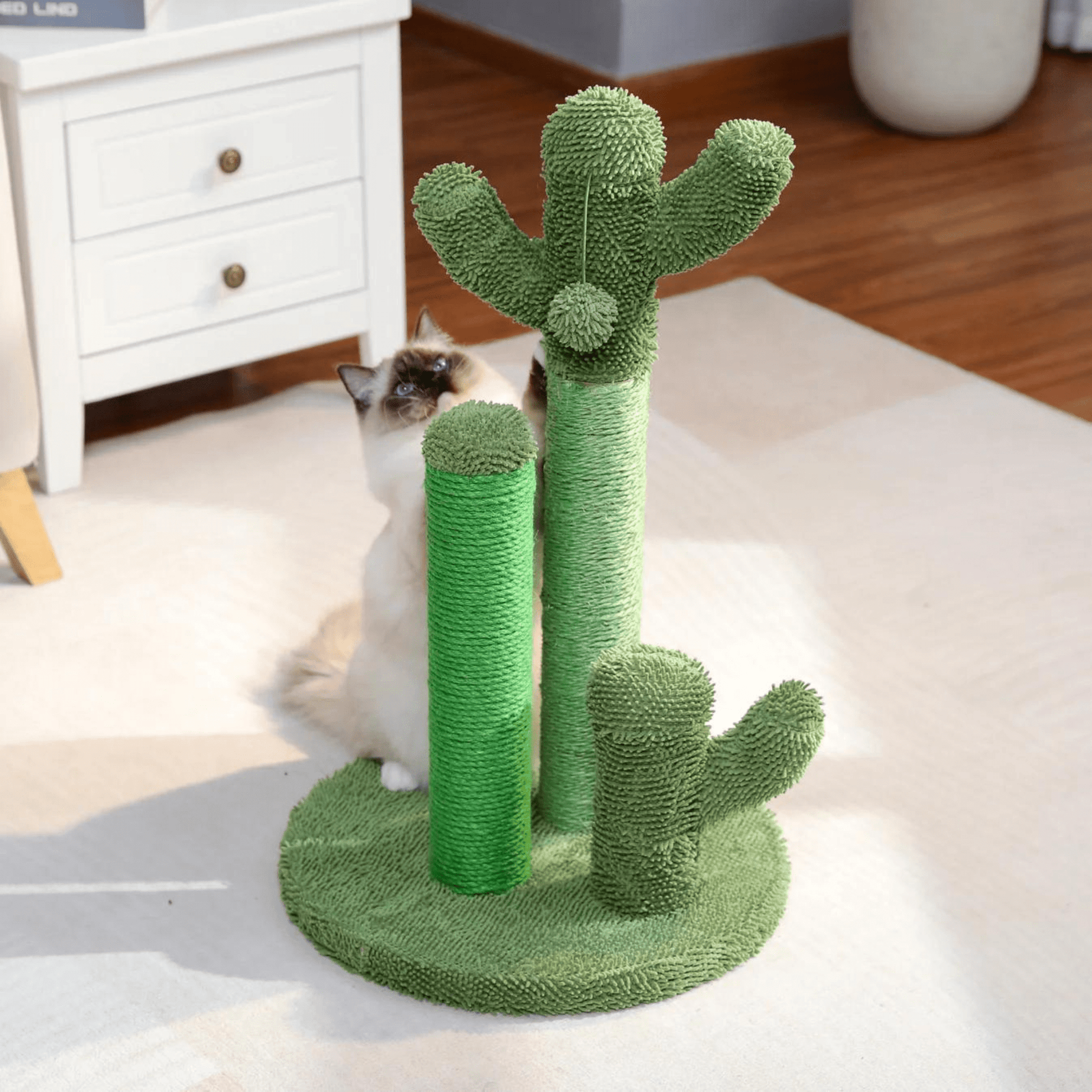 Mauzia | Kratzbaum im Kaktus-Design für Katzen