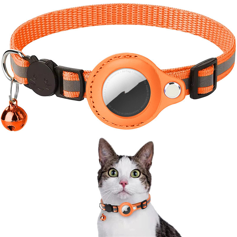 Luna | Reflektierendes AirTag Halsband für Katzen mit Sicherheitsverschluss