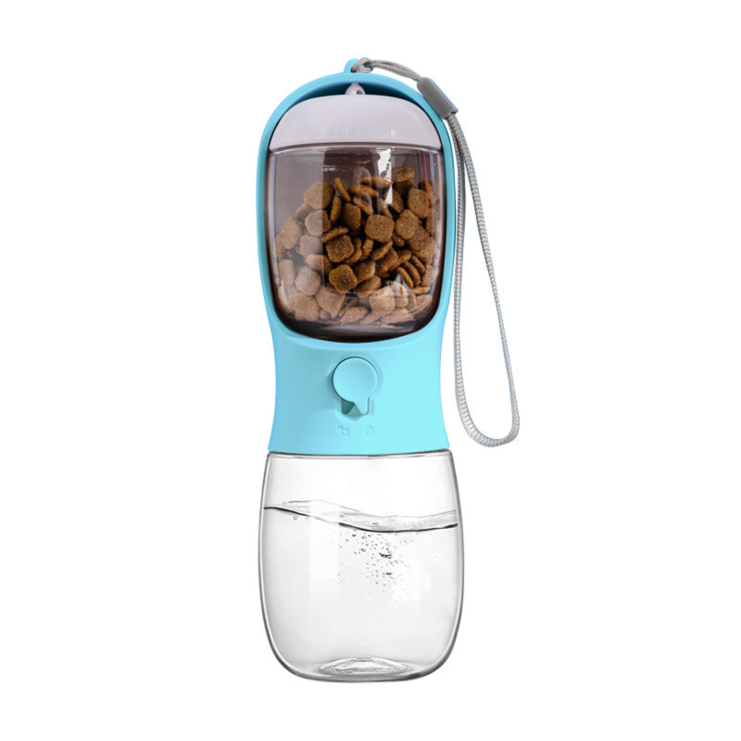 2-in-1-Trinkflasche für Haustiere – Wasser und Futter für unterwegs! - Fluffy Adventures Haustiershop Türkis / Klein 300ml+100g Körner Mein Shop Haustier essen trinken zubehör 2-in-1-Trinkflasche für Haustiere – Wasser und Futter für unterwegs! Haustier essen trinken zubehör Mein Shop Türkis / Klein 300ml+100g Körner Fluffy Adventures Haustiershop