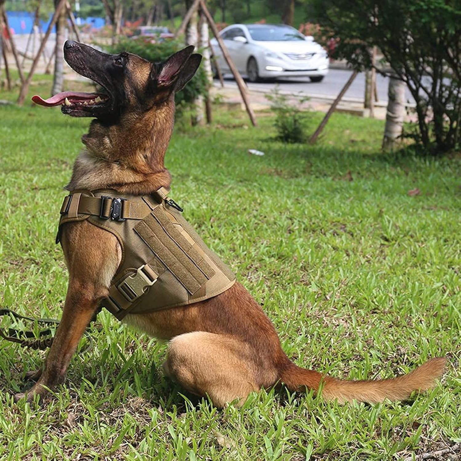 K9Guard | Taktisches Hundegeschirr mit Griff & MOLLE-System