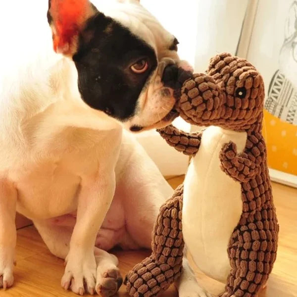 PawRex | Plüsch-Dino-Spielzeug für Hunde