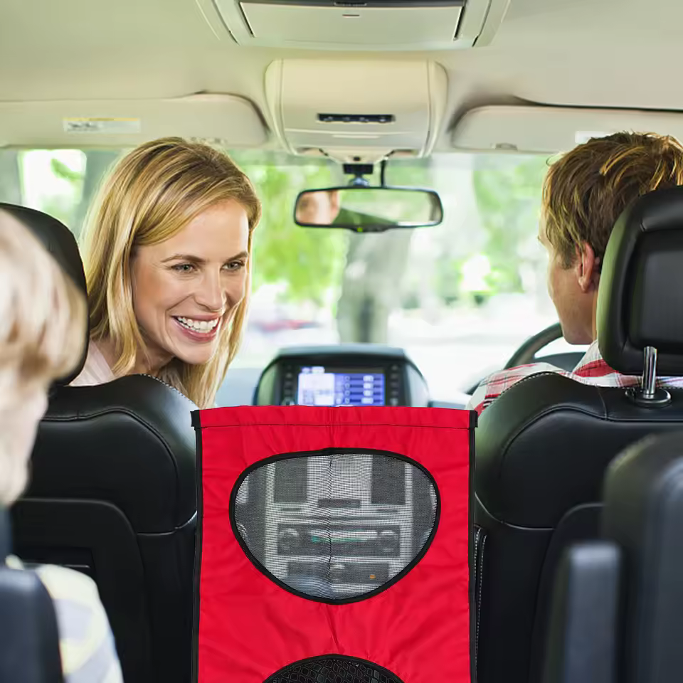 SafeRide | Auto-Trennnetz & Organizer für Hunde