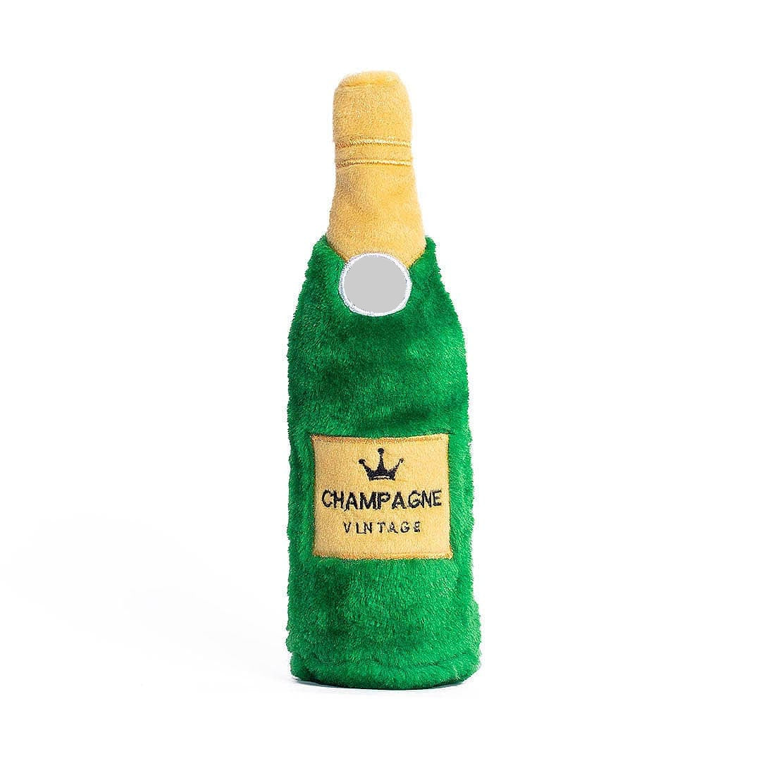 Bellvino | Hundespielzeug – Plüsch Champagnerflasche