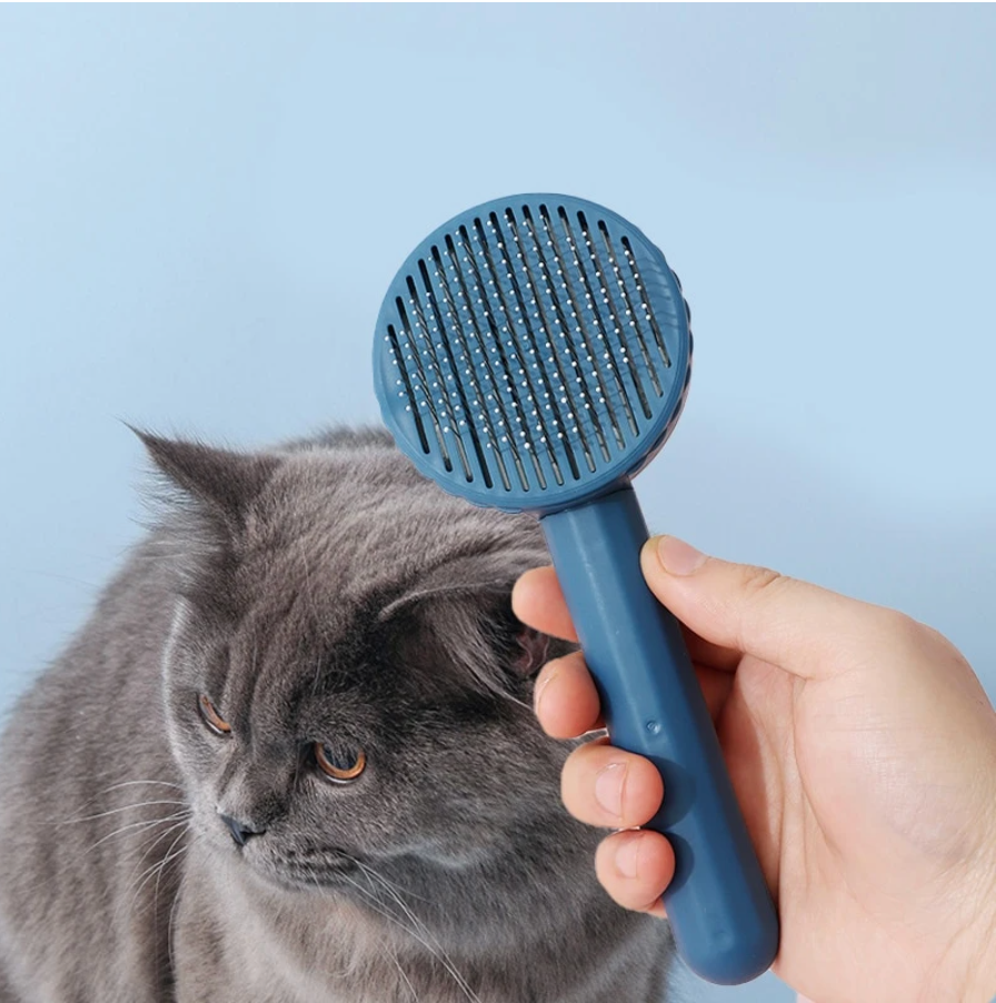 Minka | Selbstreinigende Katzenbürste für sanfte Fellpflege