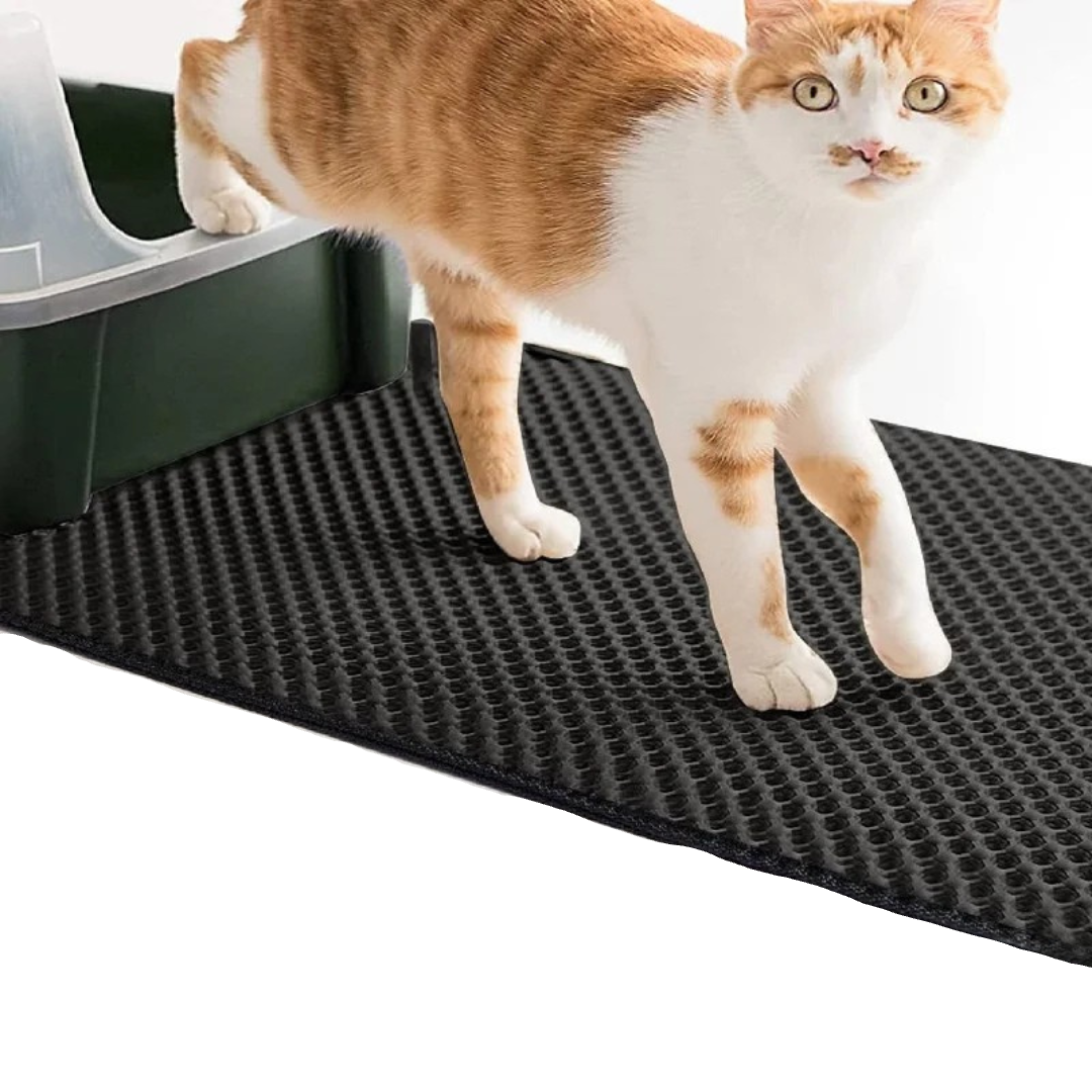 CleanStep | Doppellagige Katzenstreumatte – Sauberkeit leicht gemacht