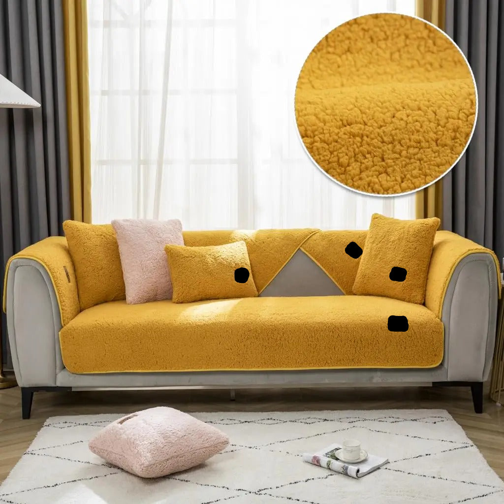 FurNix | Möbel-Kratzschutzmatte im Lammfell-Design