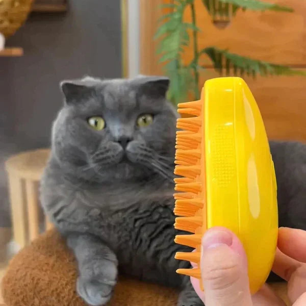 Felia | Dampfbürste für Katzen zur sanften Fellpflege