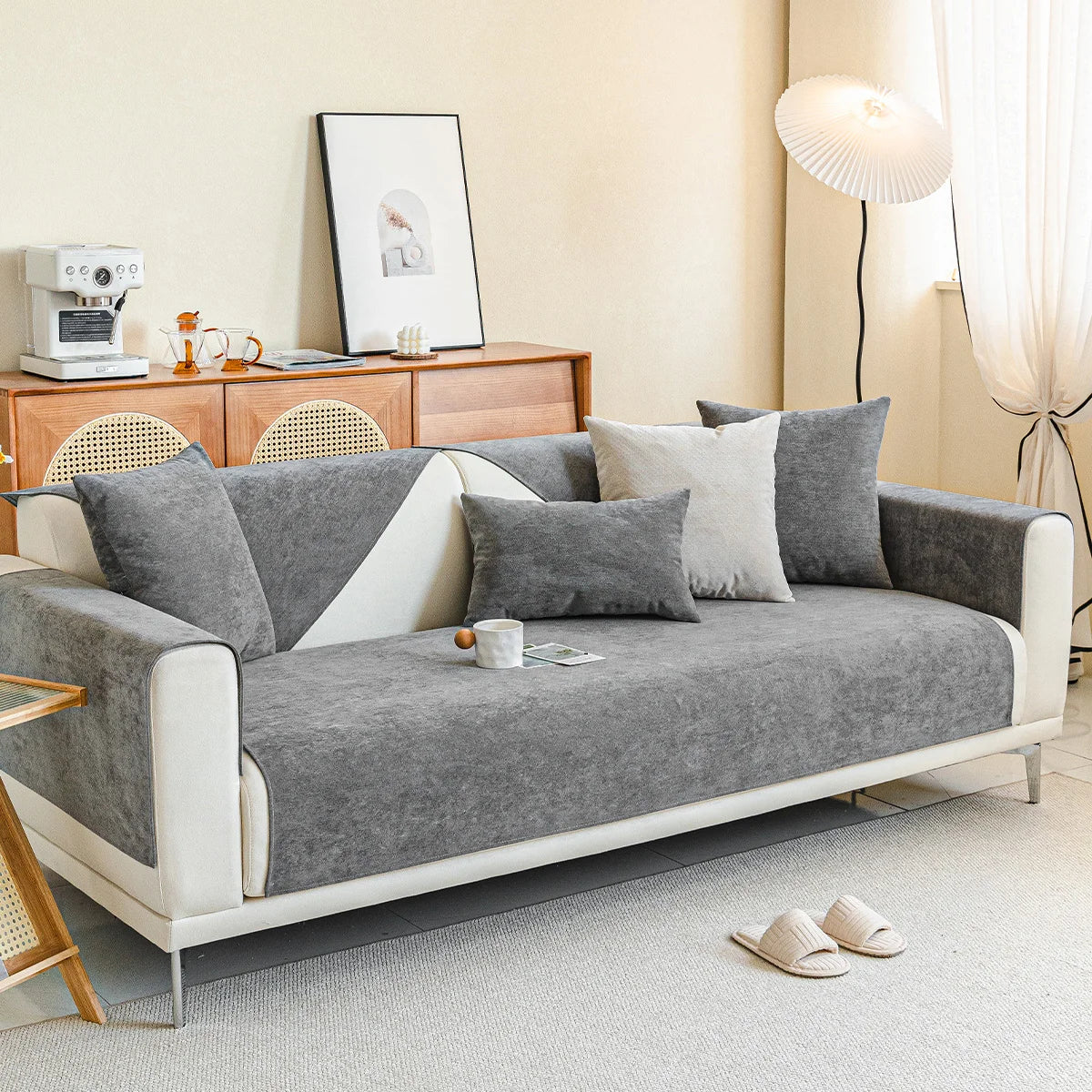 Felvano | Kratzfeste & Stilvolle Sofa-Schonbezug aus Chenille