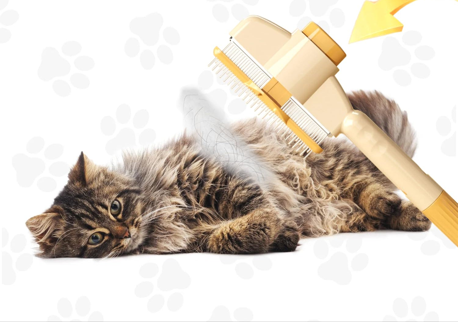 FurEase | Fellpflege-Kamm Set für Hunde und Katzen (2 Stück)