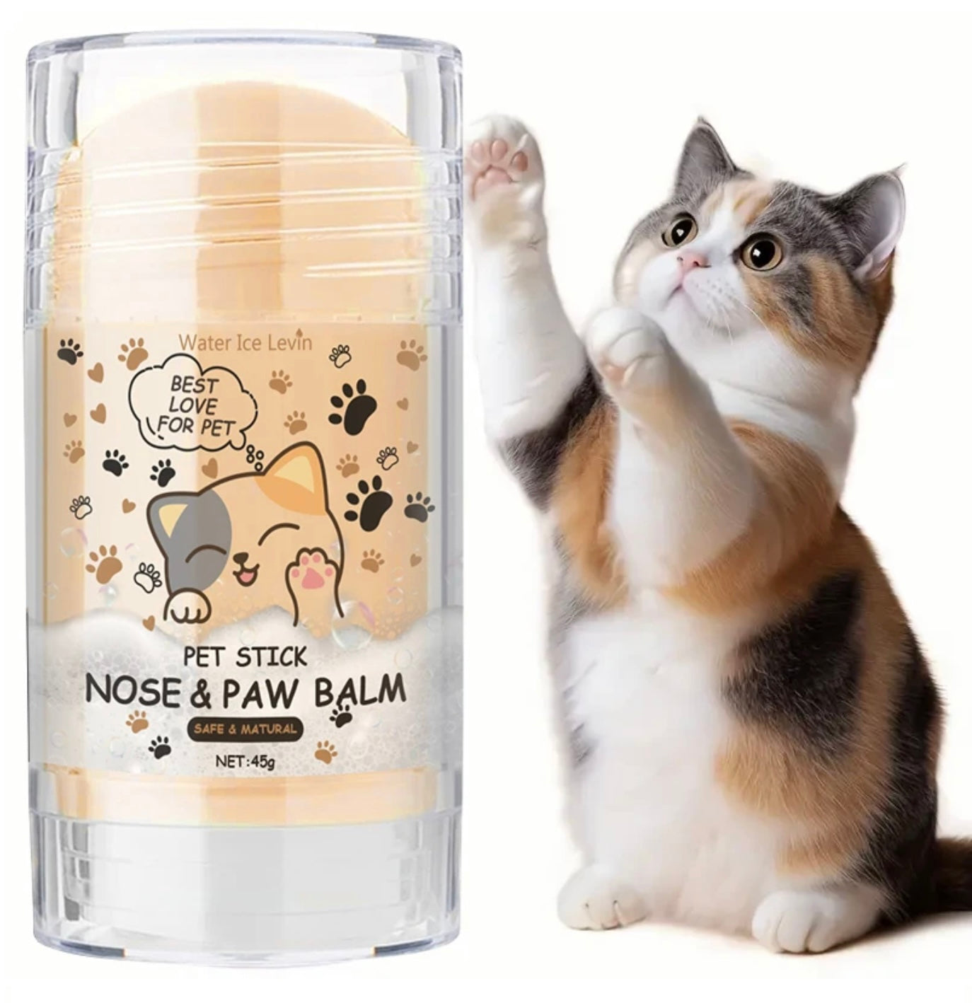 Pfoten- & Nasenschutz-Balsam – 45 g Pflegecreme für Hunde & Katzen