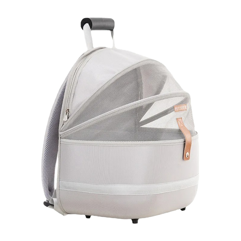 Luftpfote | Katzen-Transportrucksack mit 90° Öffnung & atmungsaktivem Mesh-Design