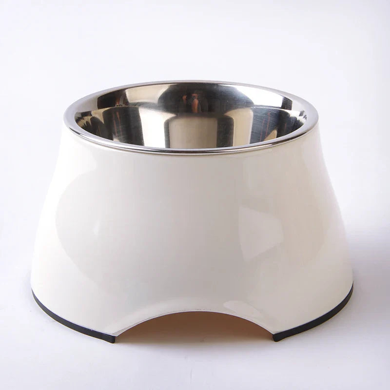 Arvetti | Ergonomischer Futternapf für Hunde & Katzen mit Edelstahlschale